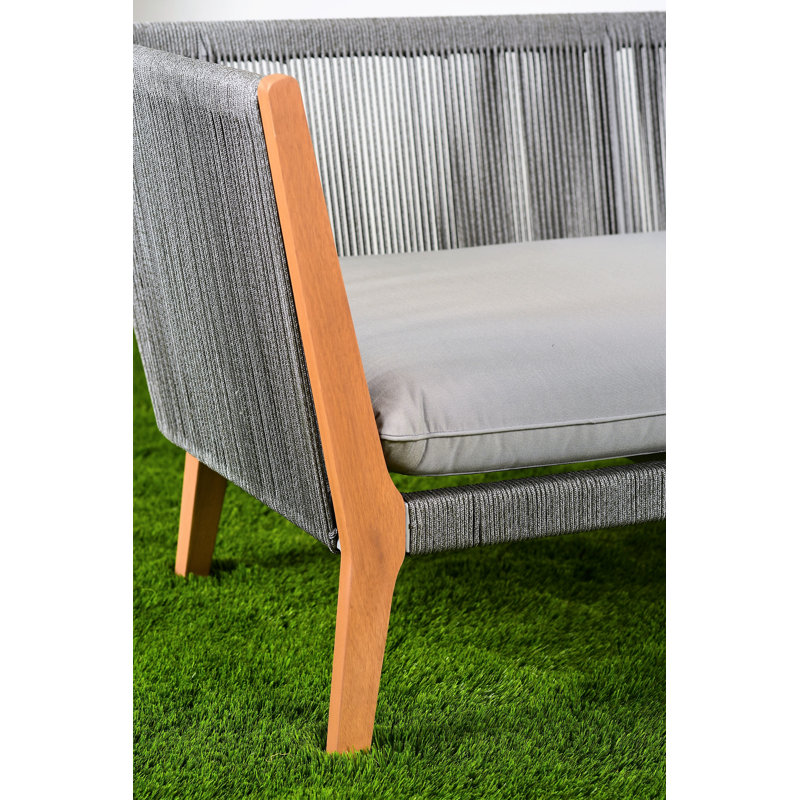 Habitat 4 Piece Sectional Seating Group with Cushions & Reviews AllModern